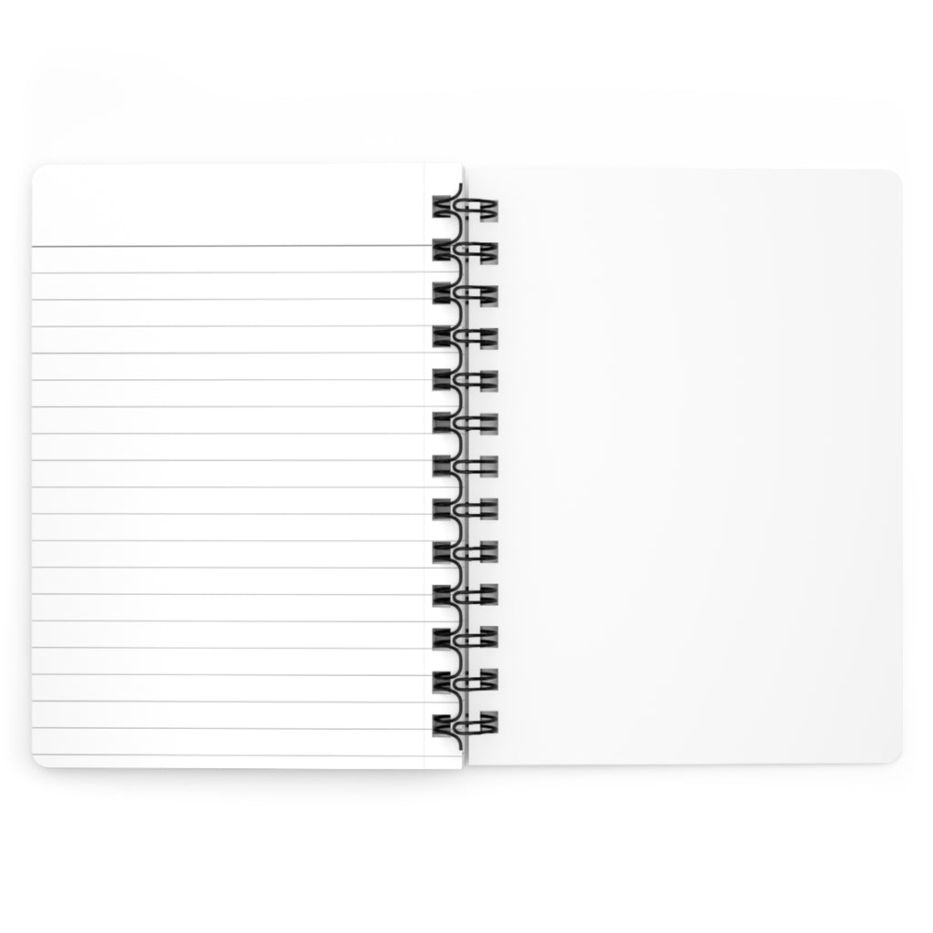 Books & Coffee Spiral Journal — Cozy Reading Notebook for Book Lovers