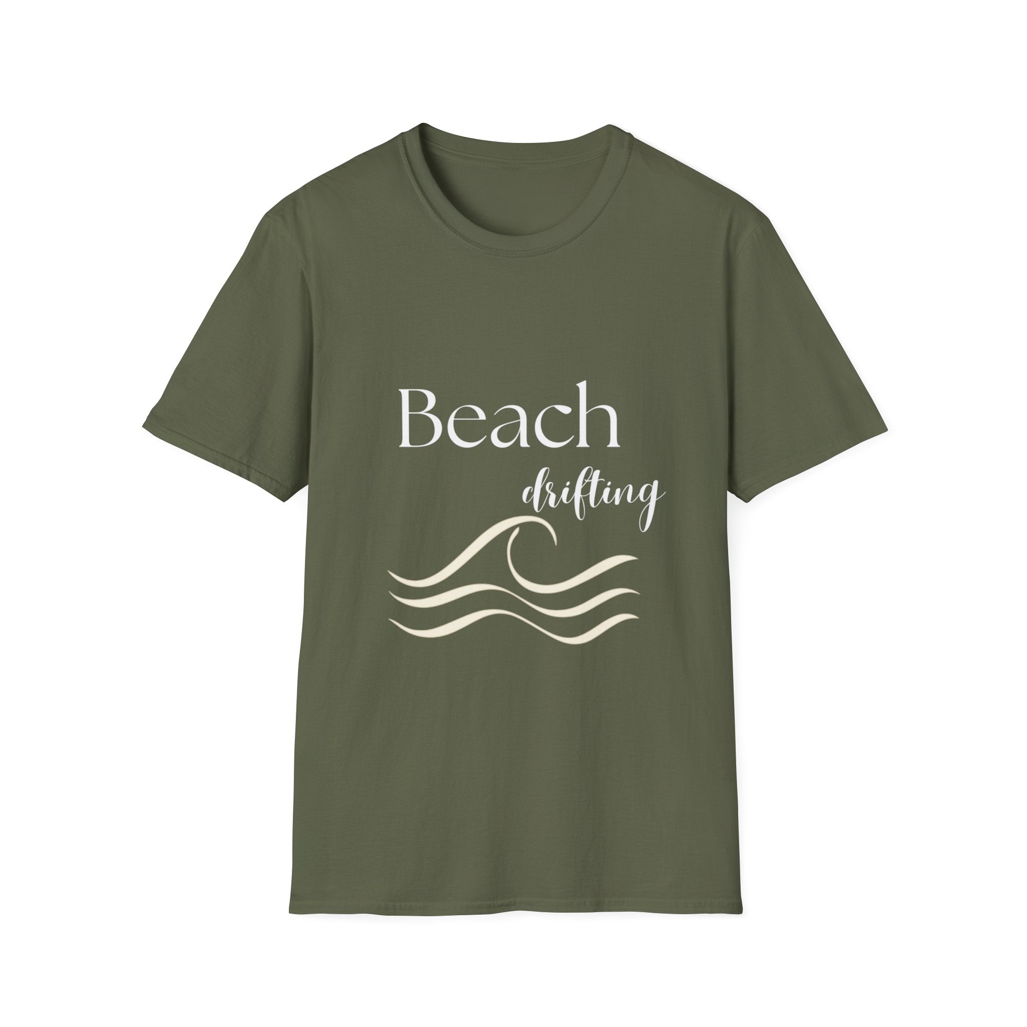Beach Drifting T-Shirt — Coastal Wave Graphic Tee